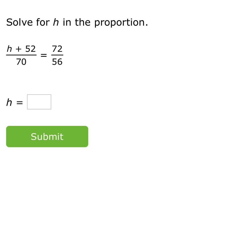 H + 52 72 ———- = —- 70. 56-example-1