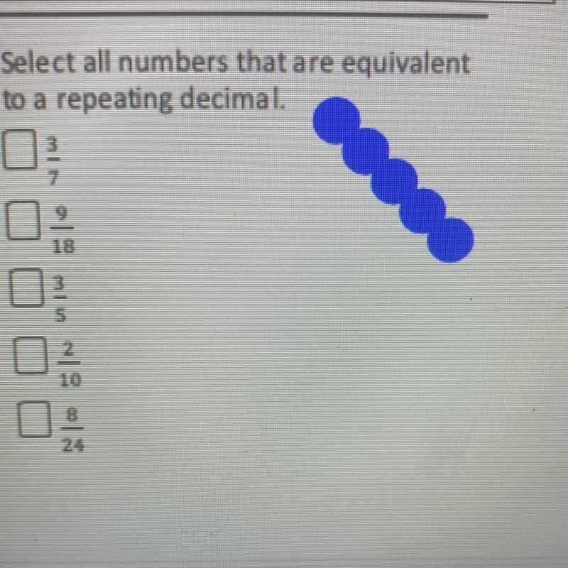 Select all that are equivalent to the repeating decimal-example-1