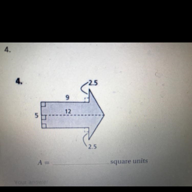 Find the area of the composite figure.-example-1