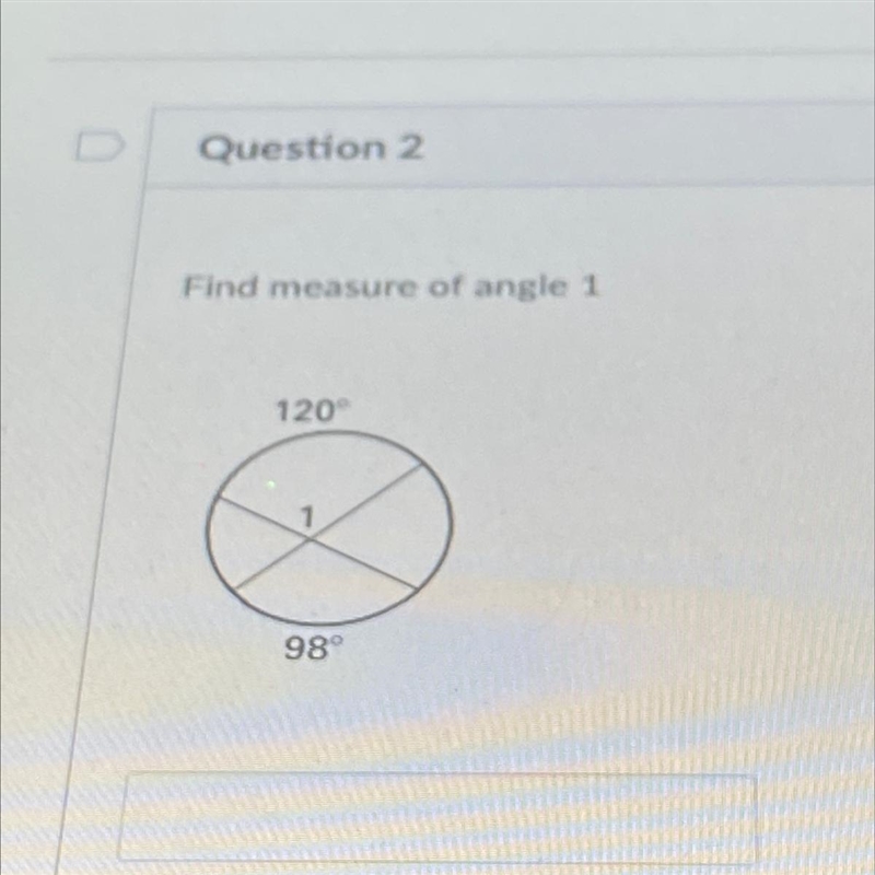 HELP FOR TEST PLZ find measure of angle 1-example-1