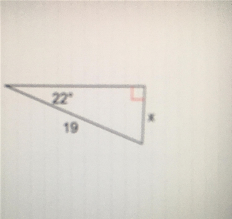 Find the missing side. Need help please. Need to show how to get the answer.-example-1