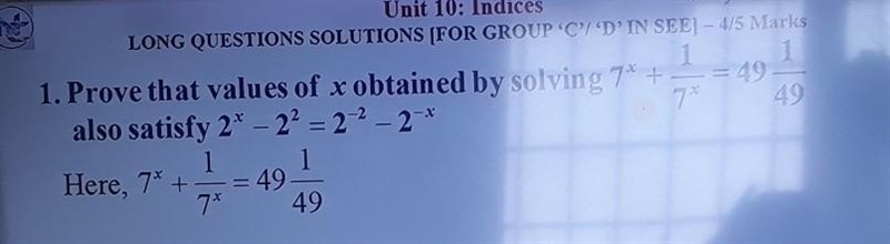 pleaseee fast help me......................prove that the valueof x obtained by sloving-example-1