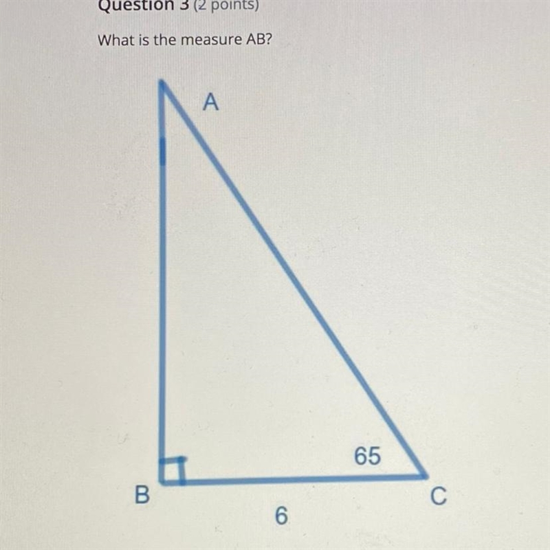 What the measure of AB-example-1