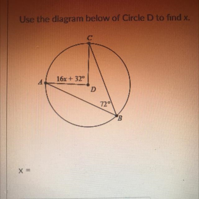 What is x ? pleasee help !!!-example-1