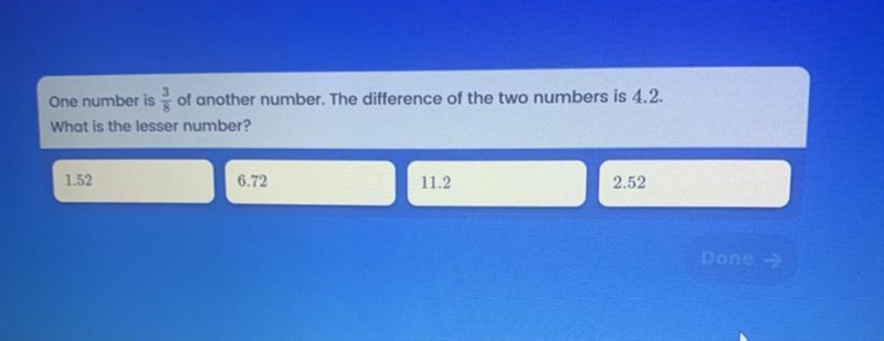 What is the lesser number?-example-1