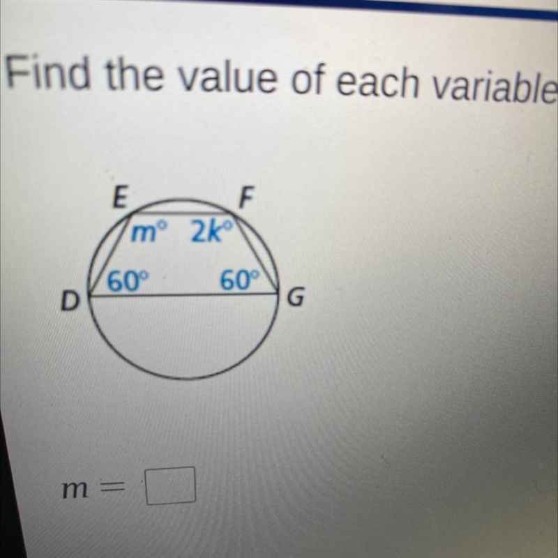 Find the value of each variable-example-1