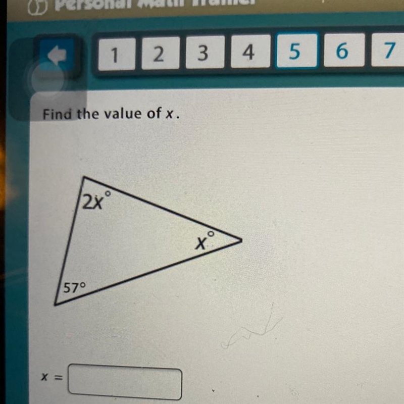 Find the value of x ?????-example-1