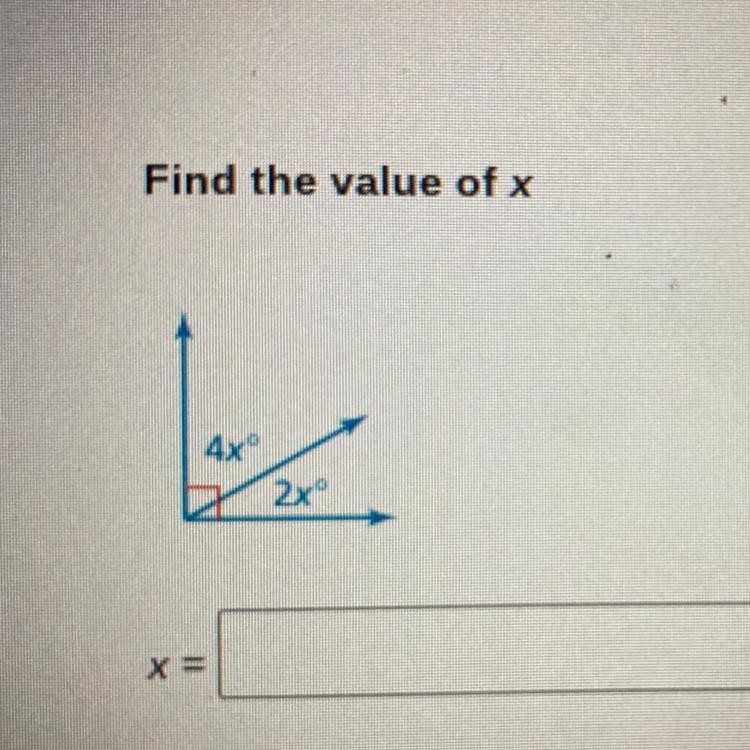 Find the value of x-example-1