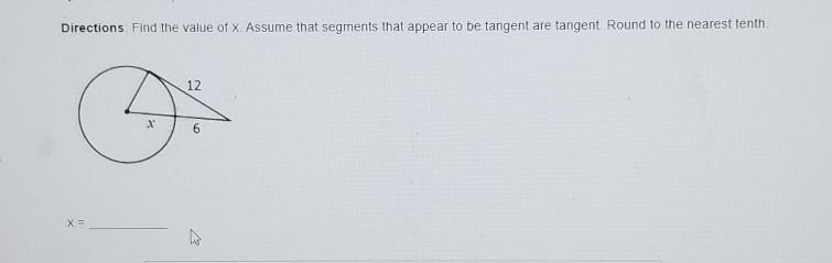 I need to find the value of x​-example-1