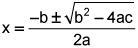 Use the quadratic formula to find the exact solutions of x2 − 5x − 2 = 0.-example-1