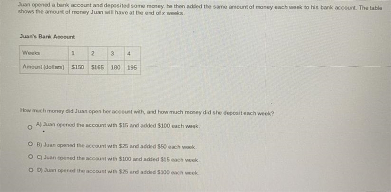 How much money did juan open her account with, and how much money did she deposit-example-1