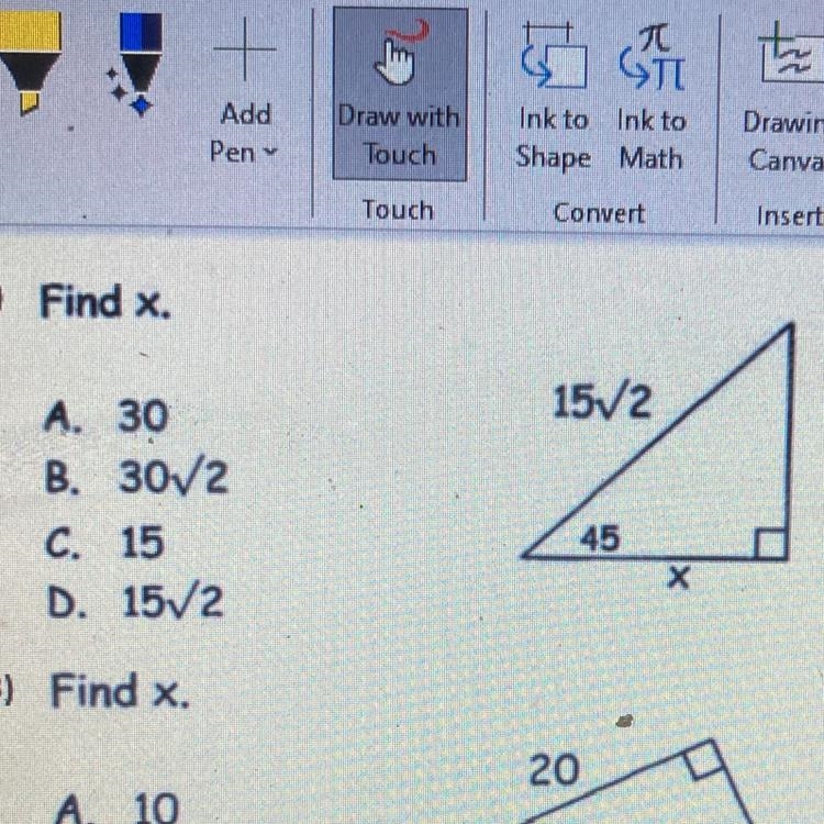 Find x this is geometry btw-example-1