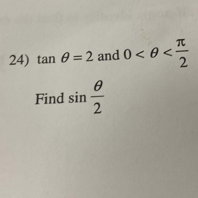 Use a double-angle or half-angle identity to find the exact value of each expression-example-1