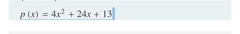 Find the vertex of the function if x=1 options: (1,24) (1,30) (1,32) (1,41)-example-1