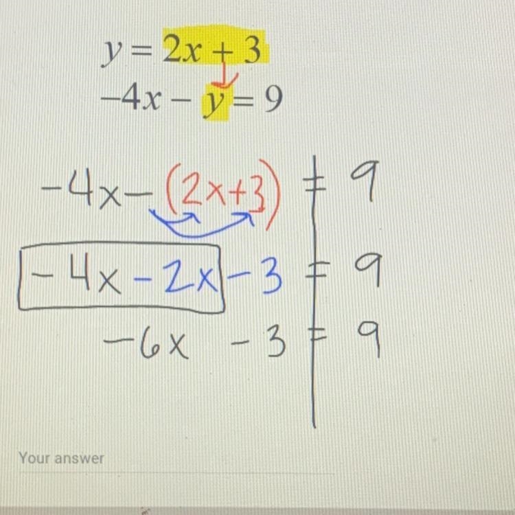 Find the value of x by finishing solving the equation shown below-example-1