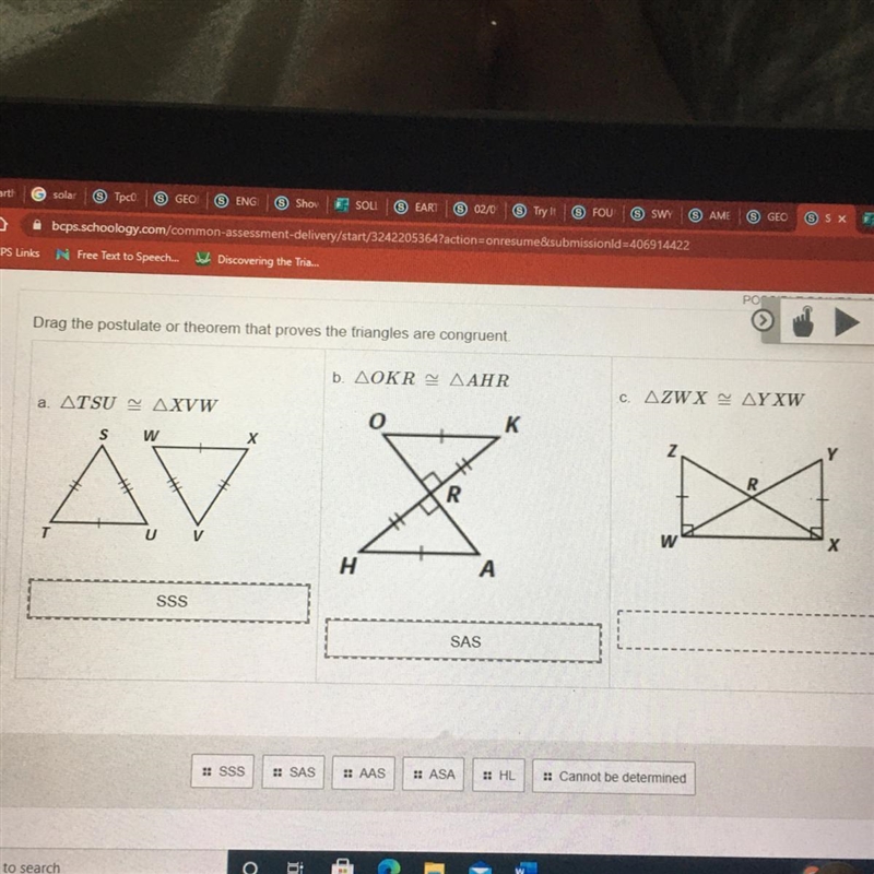 Triangle Theorem ( sss, sas, asa )-example-1