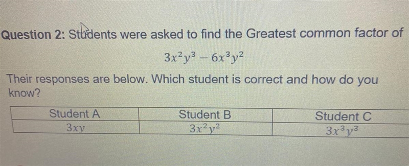 Can some tell me which one is correct and how to answer the “ how do you know” part-example-1