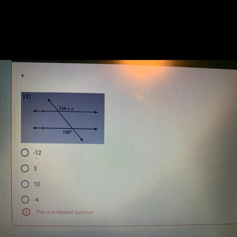 Parallel Lines cut by a transversal-example-1