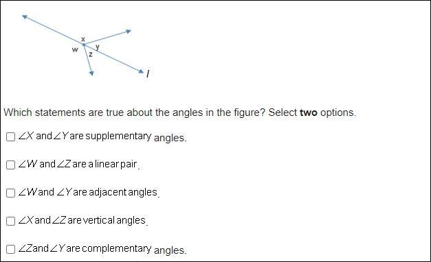 Line / is a straight line.-example-1