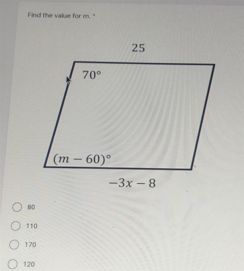 Find the value for M.​-example-1