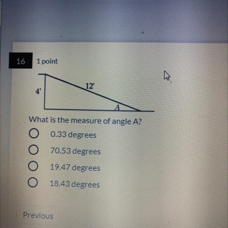 What is the measure of angle a-example-1