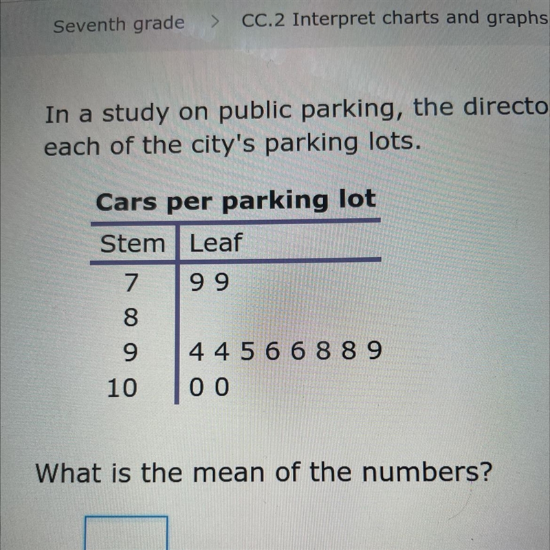 What is the mean of the numbers??-example-1