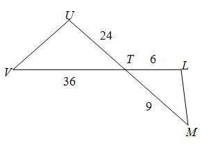 State if the triangles are similar. If so, how do you know they are similar and complete-example-1