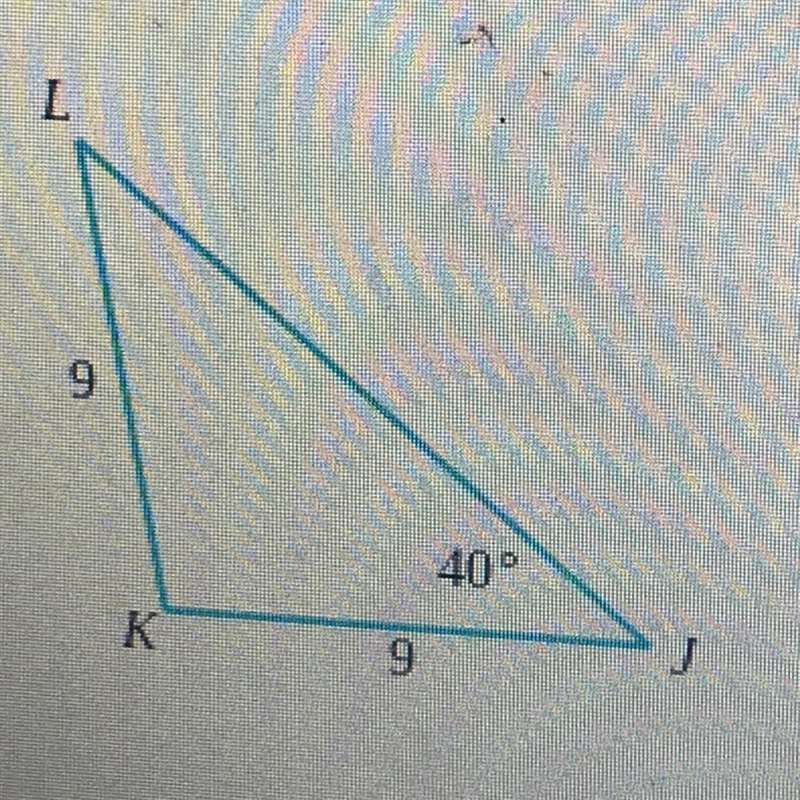 (a) Find m2K. (b) L 9 40° K K 9-example-1