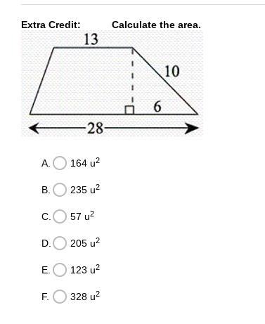 Calculate the area of the shape-example-1