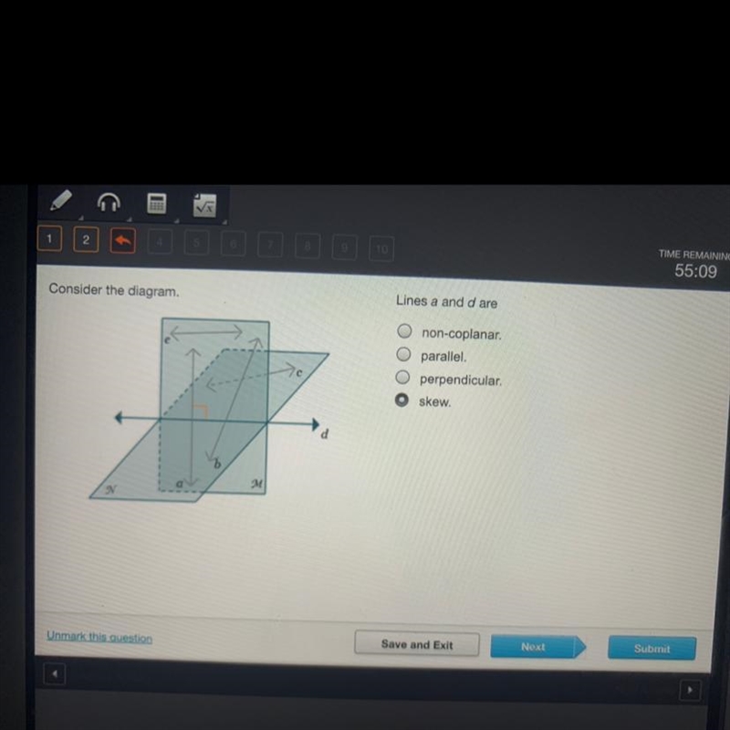 Help please this is timed i’m not sure if my answer is correct (it’s abt perpendicular-example-1