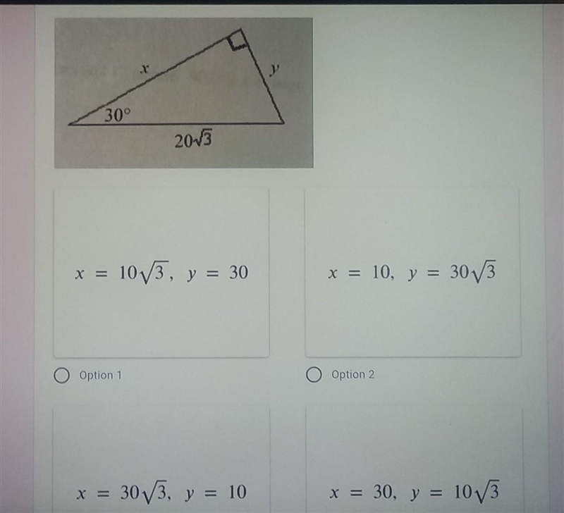 What are the values of x and y? ​-example-1