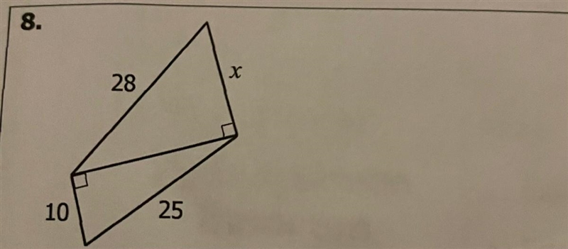 Find the value of x Look at the picture^^ Answer with work please I need help???-example-1