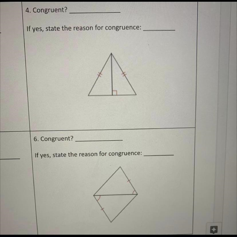 I need major help with triangle congruence! State the reason as SSS,SAS,ASA,AAS or-example-1