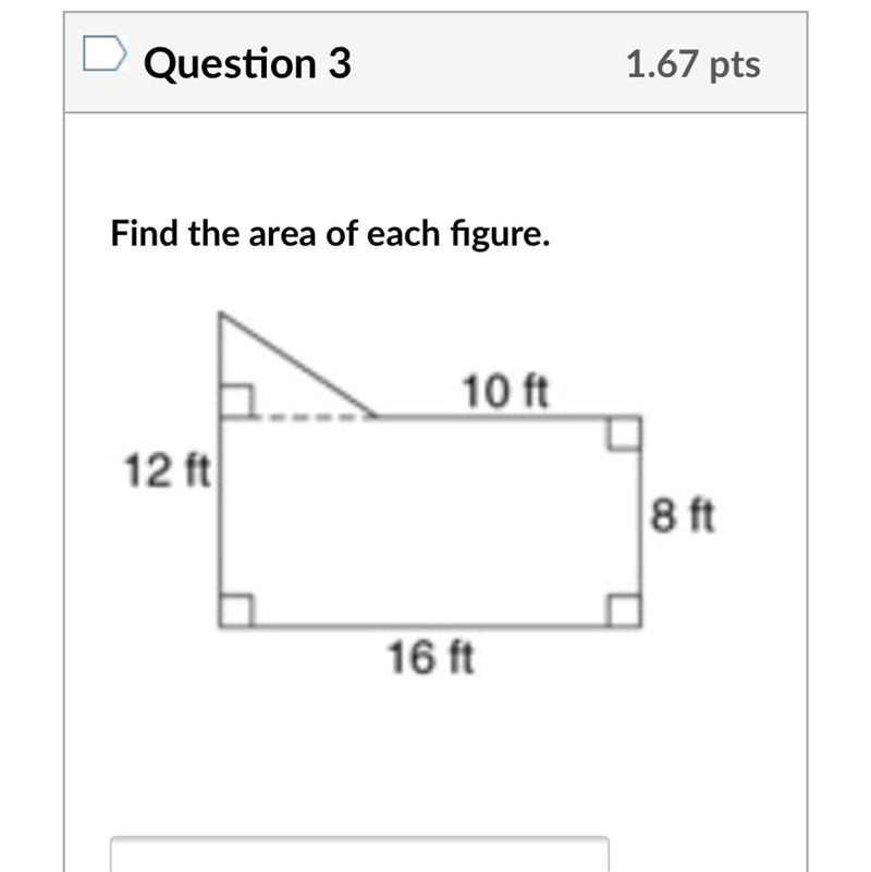 Find of area of the object-example-1