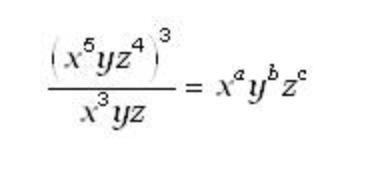 Find the values of a, b, and c in the equation below. a = b = c =-example-1