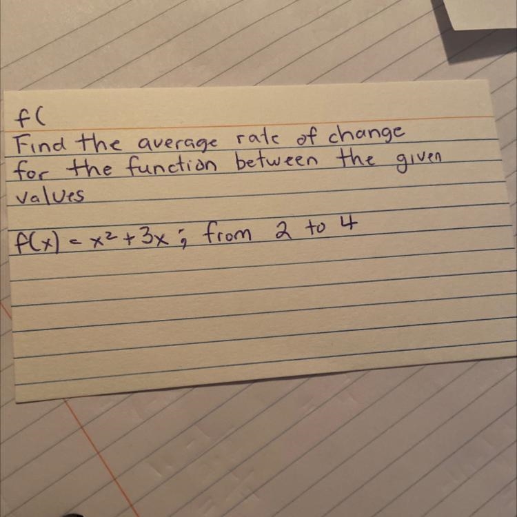 F Find the average rate of change for the function between the given values f(x) = x-example-1