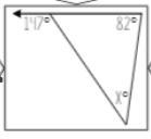 Solve for x triangle-example-1