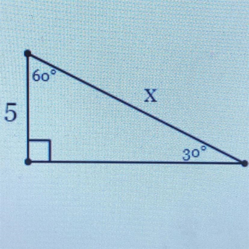 Find The value of x =-example-1