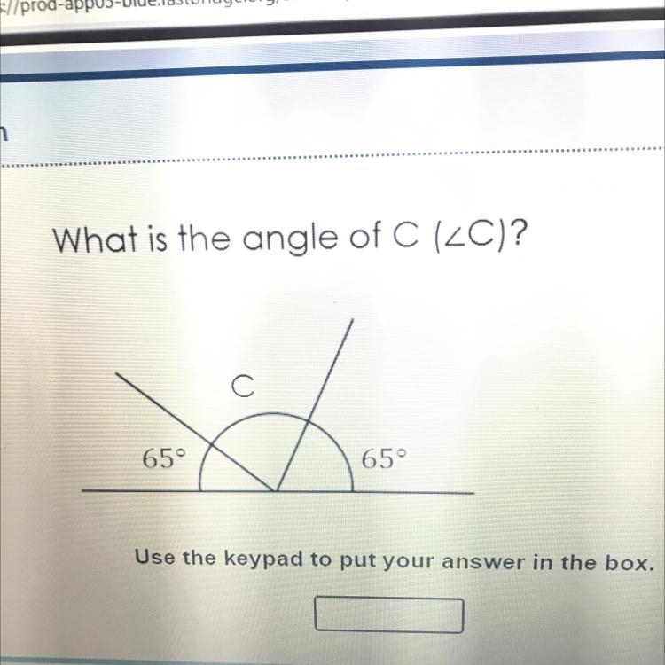 What is the angle of C?-example-1