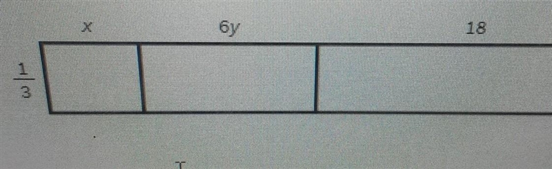 5. Write two expressions for the area of the big rectangle. ​-example-1