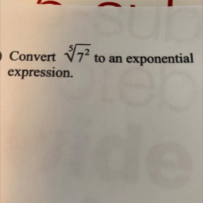 Convert into an exponential expression-example-1