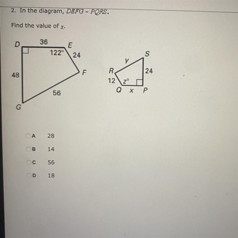 Find the value of x.-example-1