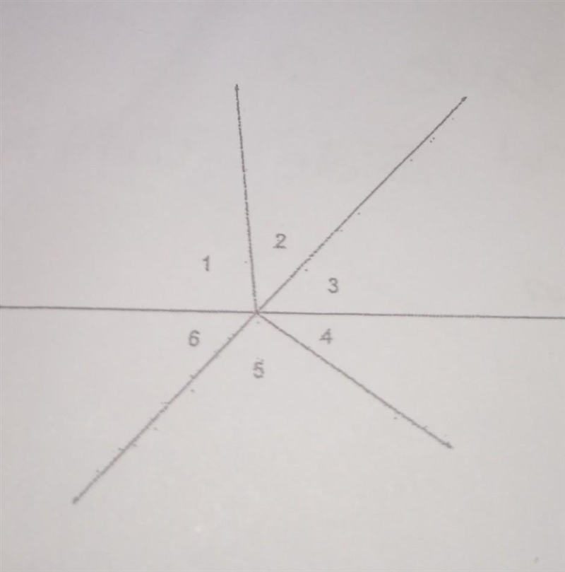 What angles are Adjacent to angle 4 below?​-example-1