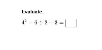 Evaluate. 4.2 - 6 divided by 2 + 3-example-1