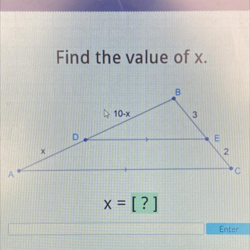 Find the value of x.-example-1