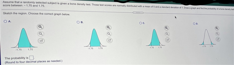 3 Assume that a randomly selected subject is given a one density test those test scores-example-1