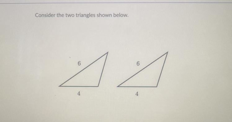 Are the two triangles congruent ? Please answer correctly !!!!!!!!!!!!! Will mark-example-1