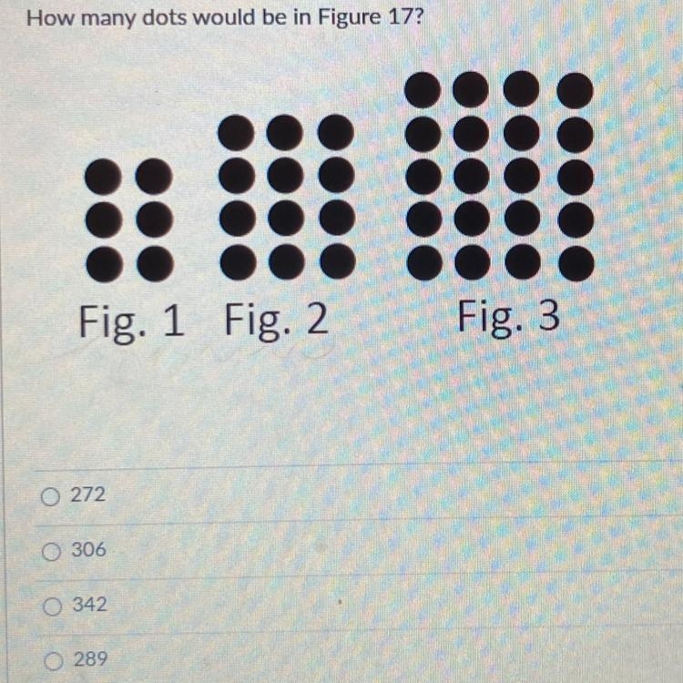 How many dots would be in Figure 17?-example-1