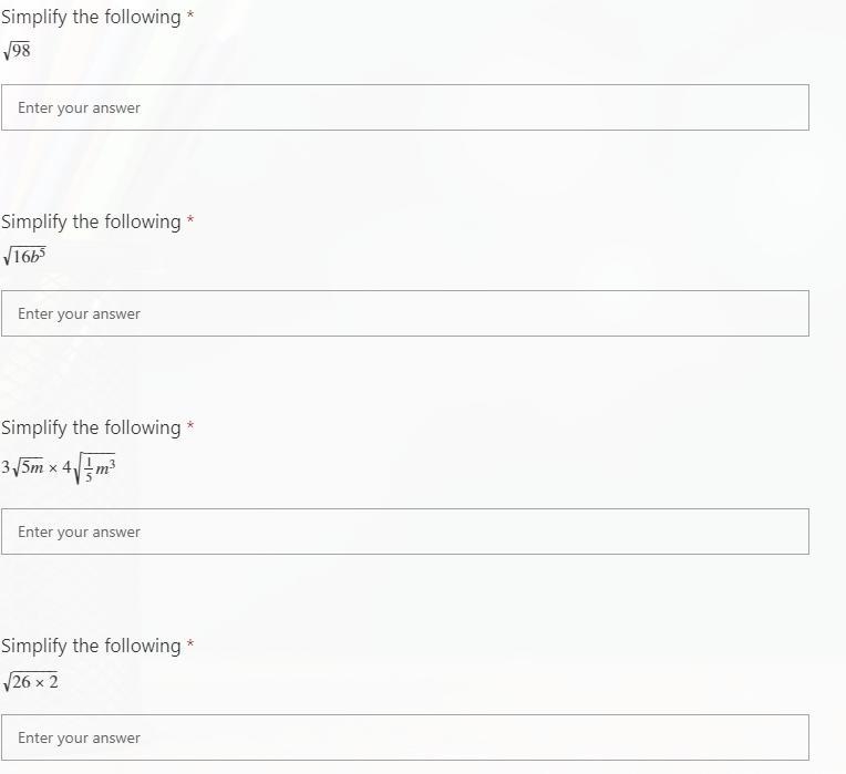 Simplifying Radicals pls help with full calc-example-1