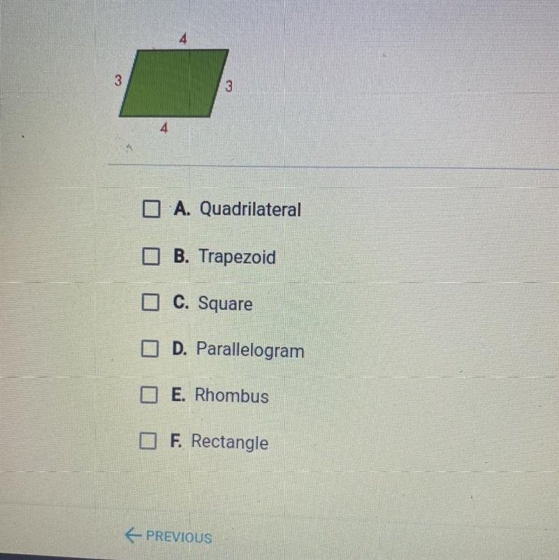 HELP ASAP !! which answers describe the shape below ? check all that apply-example-1